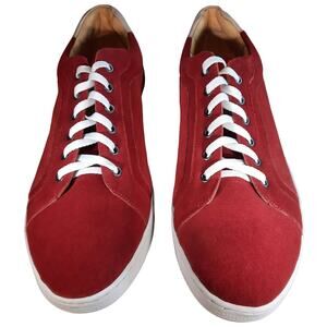 Men's M180 Red Suede Shoes, Size 13D, Preowned, Excellent Condition